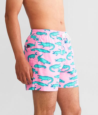 Chubbies The En Fuego Stretch Swim Trunks full left side view