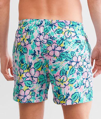 Chubbies The Vacation Blooms Stretch Swim Trunks BACK