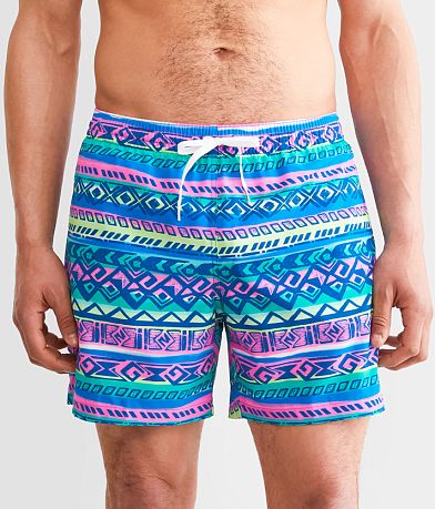 Chubbies The Retronators Stretch Swim Trunks front view