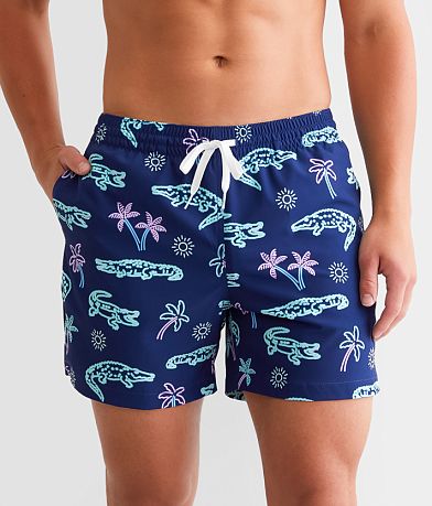 Chubbies The Neon Glades Stretch Swim Trunks front view