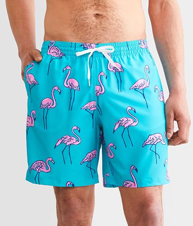 Chubbies The Beach Retreat Stretch Swim Trunks front view