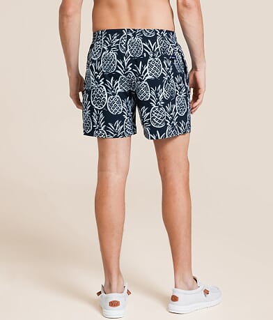 Chubbies The Midnight Thigh-N Stretch Swim Trunks back view