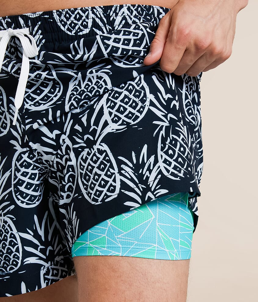 The Midnight Thigh-N Stretch Swim Trunks