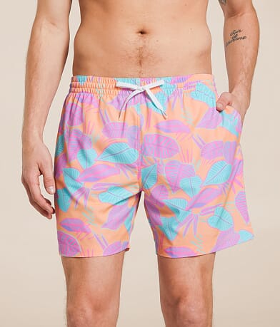 Chubbies The Posh Palms Swim Trunks front view