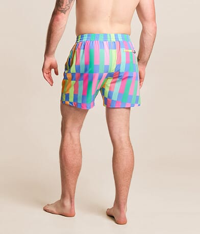 The Technicolor Stitches Stretch Swim Trunks thumbnail 4