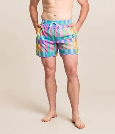 The Technicolor Stitches Stretch Swim Trunks thumbnail 2