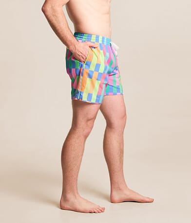 The Technicolor Stitches Stretch Swim Trunks thumbnail 3