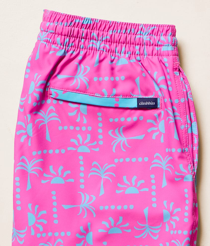 The Pacific Grids Stretch Swim Trunks