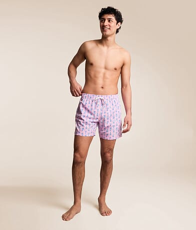The Miami Mosaic Stretch Swim Trunks