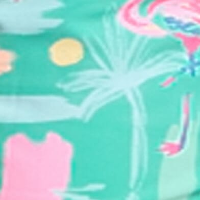 The Single & Ready To Flamingle Stretch Swim Trunks thumbnail 7