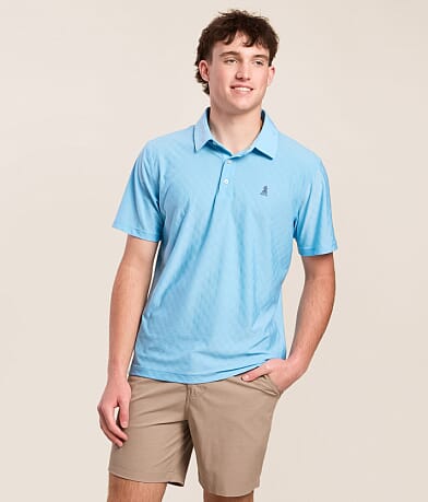 The Afternoon Blue Performance Polo