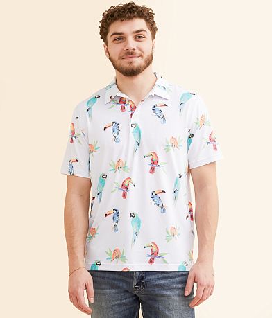 Chubbies The Birds Of Polodise Performance Polo front view