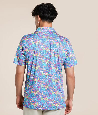 Chubbies The Tropical Bunch Performance Polo BACK