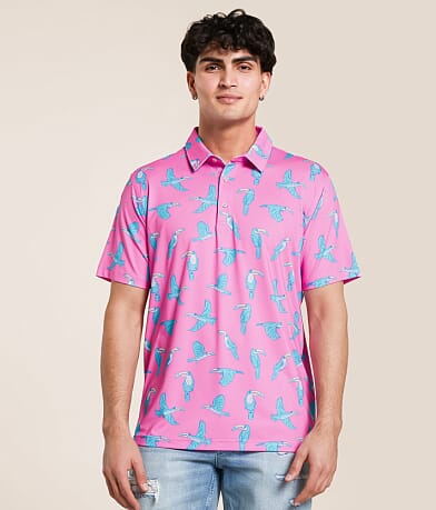 Chubbies The Toucan Do It Performance Polo front view