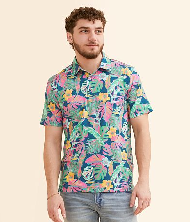 Chubbies The Wild Flower Wonder Performance Polo front view
