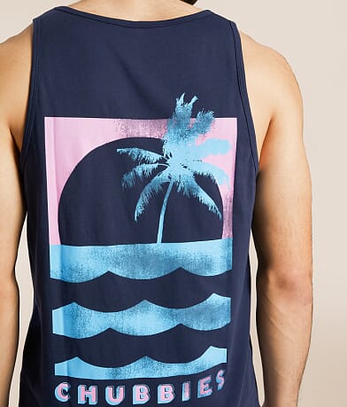 Chubbies The Palm, Wave &amp; Sunset Tank Top misc detail 1 view