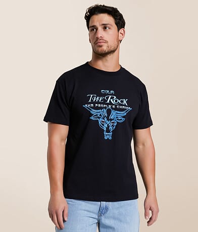 CVLA The Rock The Peoples Champ T-Shirt front view