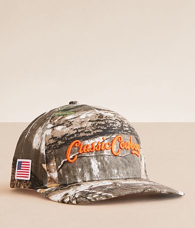 Classic Cowboy The Marksman Camo Hat front view