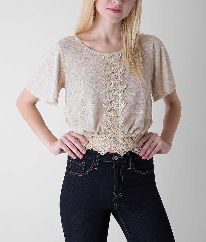 Blouse Femme Sequins Devant Daytrip - Taille XS - Manches Courtes - Polyester - Occasion Très Bon état