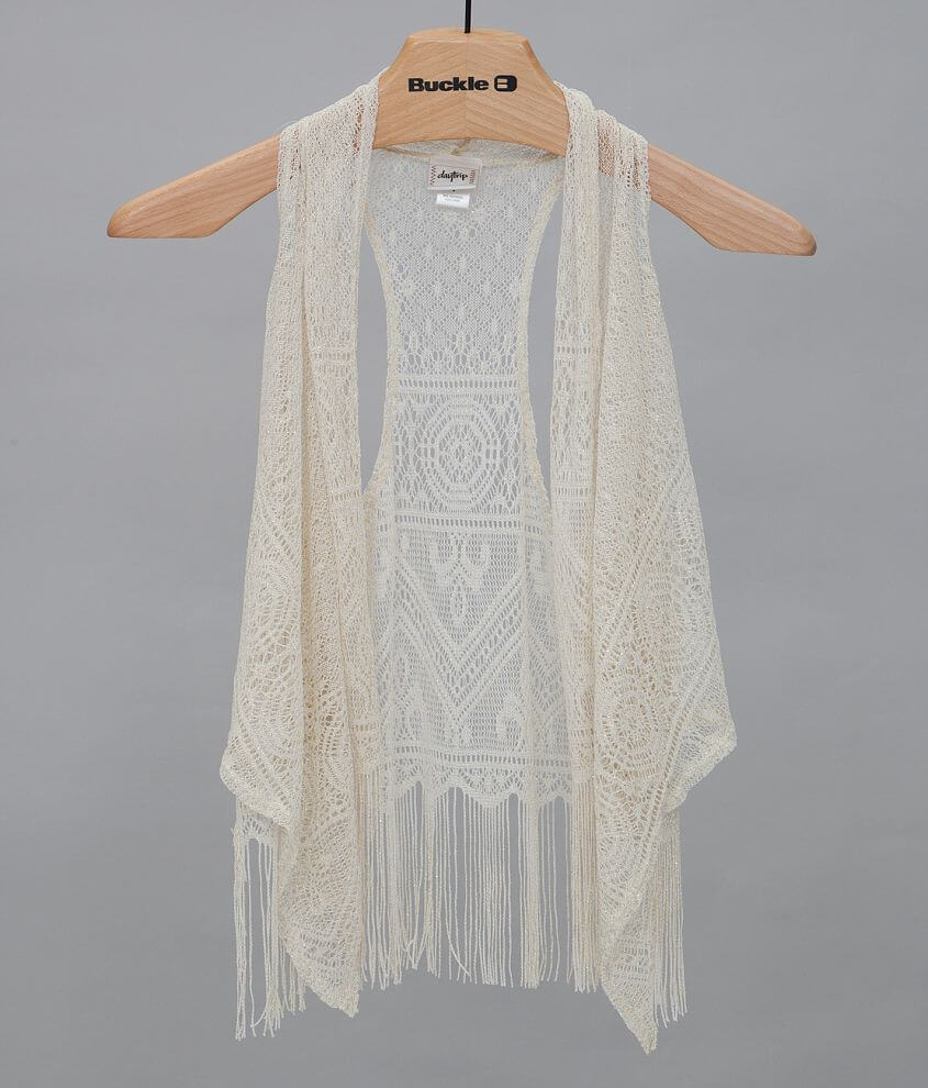 Daytrip Lace Vest - Women's Coats/Jackets in Cream