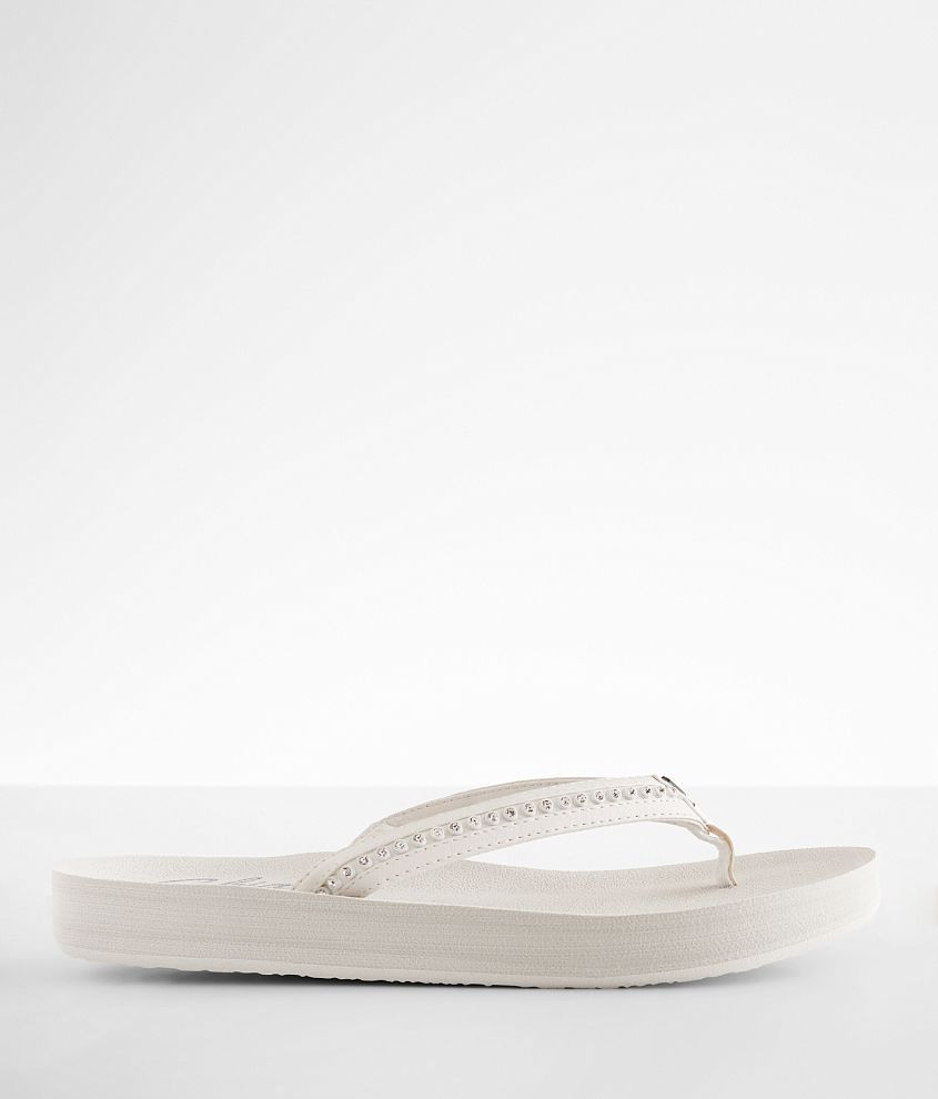 Cobian Cartier II Flip Women s Shoes in White Buckle