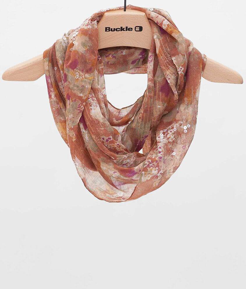 BCBGeneration Floral Scarf front view