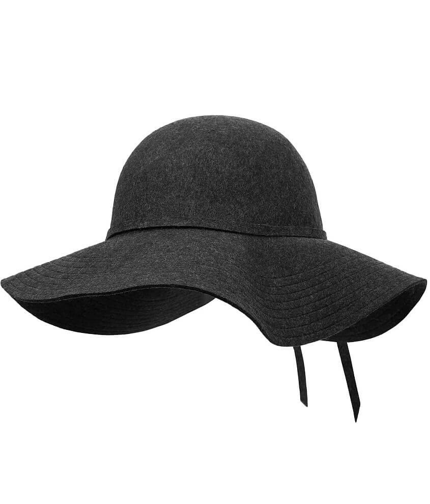 collection eighteen Wide Brim Felt Hat - Women's Accessories in Heather ...