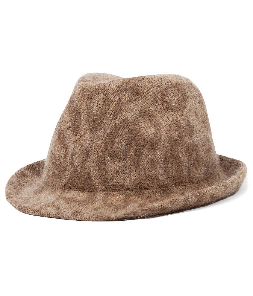 collection eighteen Animal Print Fedora front view
