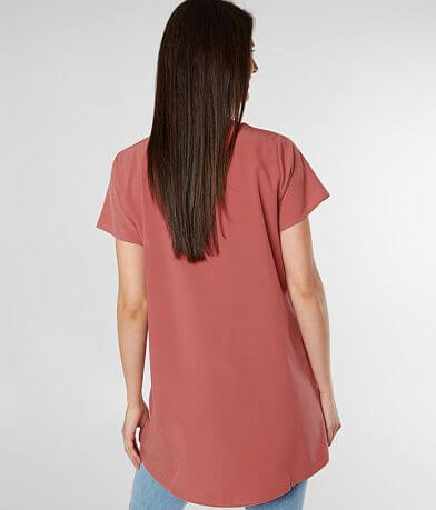 red by BKE Criss Cross Top BACK
