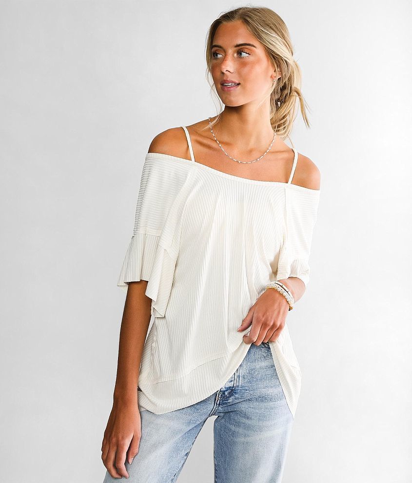 Cute cold 2024 shoulder tops