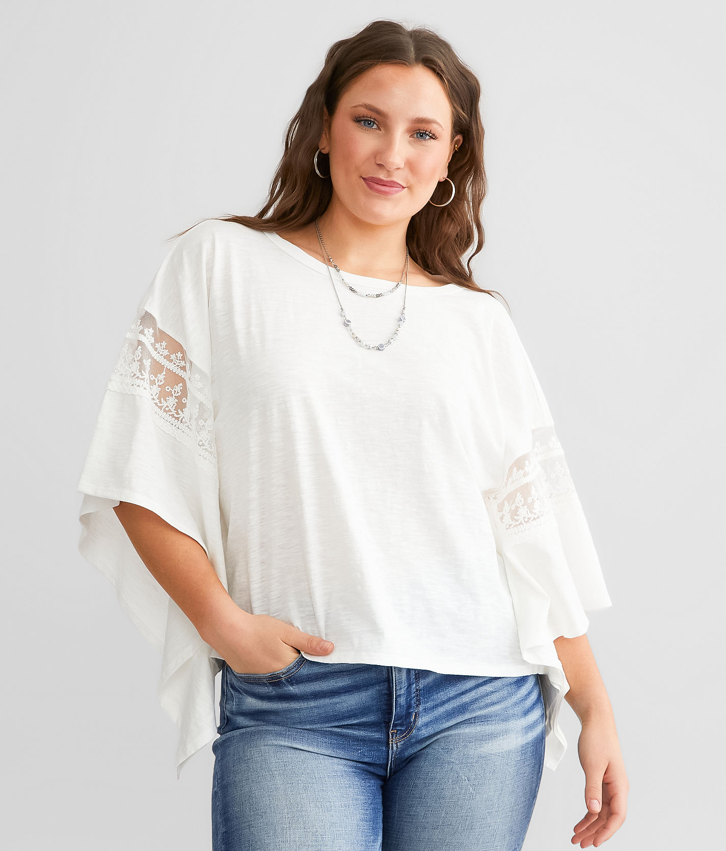 Cotton Oversized Dolman Shirt