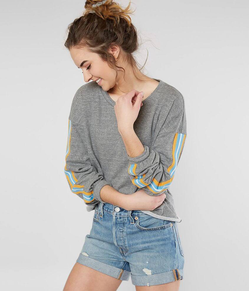 Image of FITZ + EDDI Heathered Knit Top