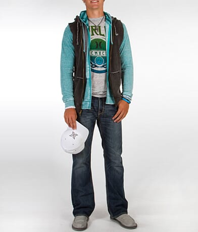 Colorfast Washed Sleeveless Hoodie creative 1 view