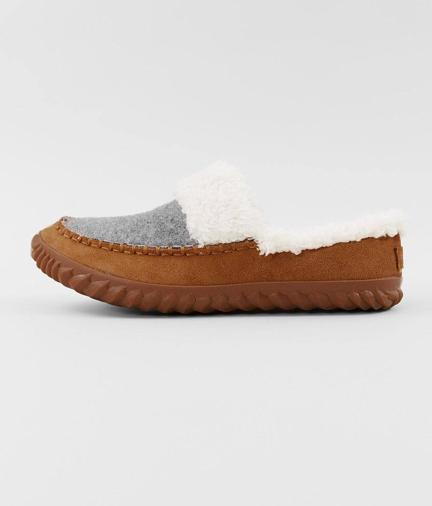 Sorel Out N About™ Suede Slipper - Women's Shoes in Light Grey