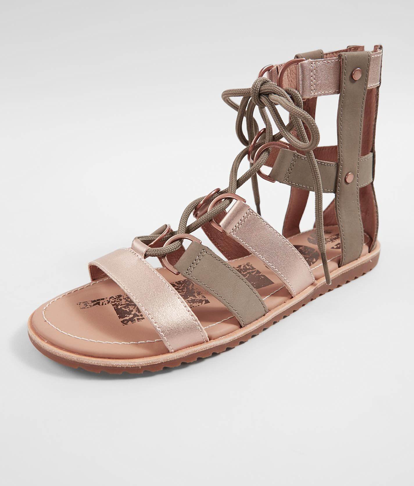 sorel lace up sandals