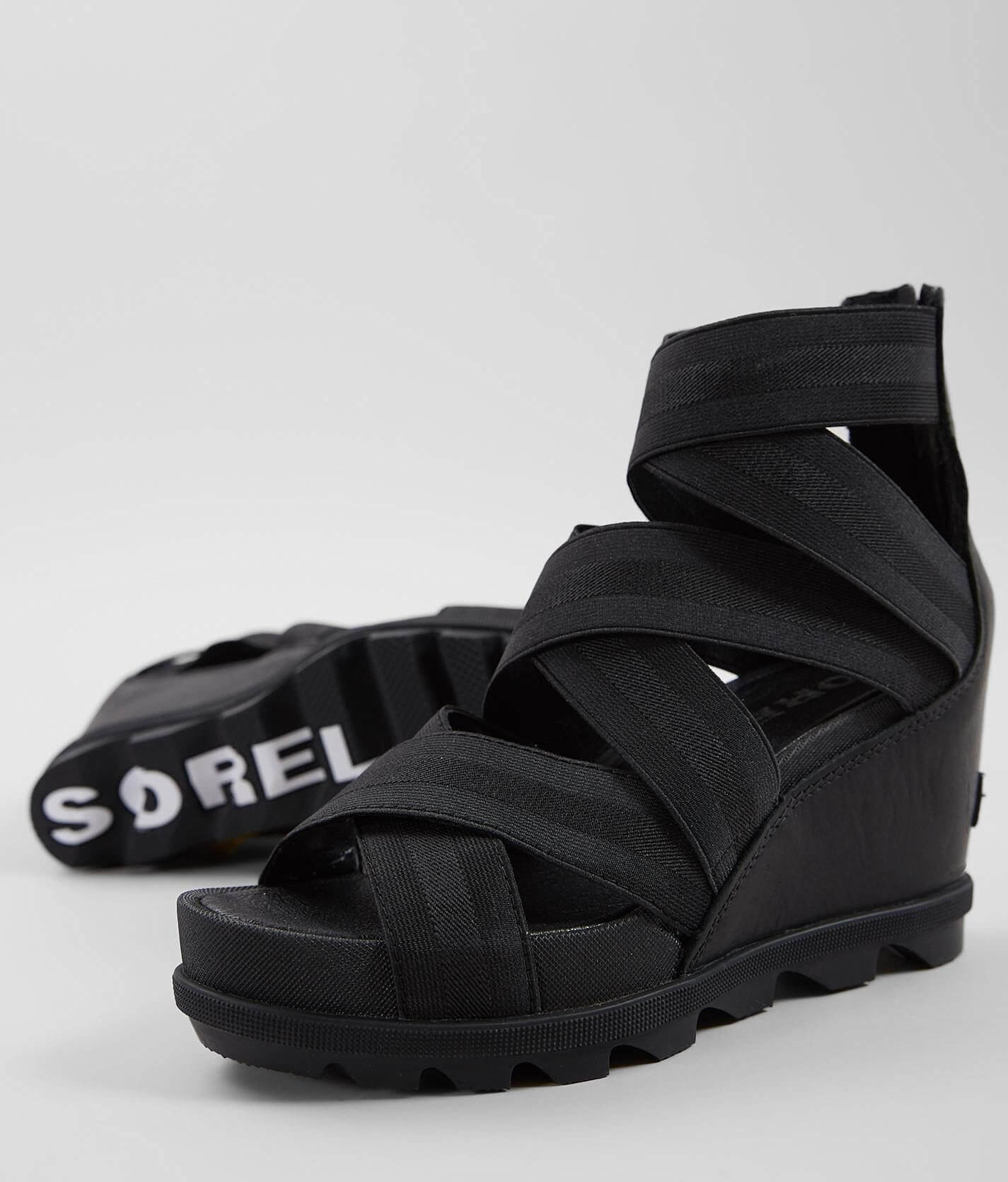 Sorel cheap black sandals