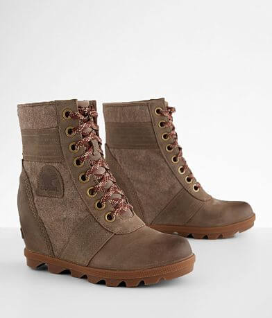 sorel lexie wedge khaki