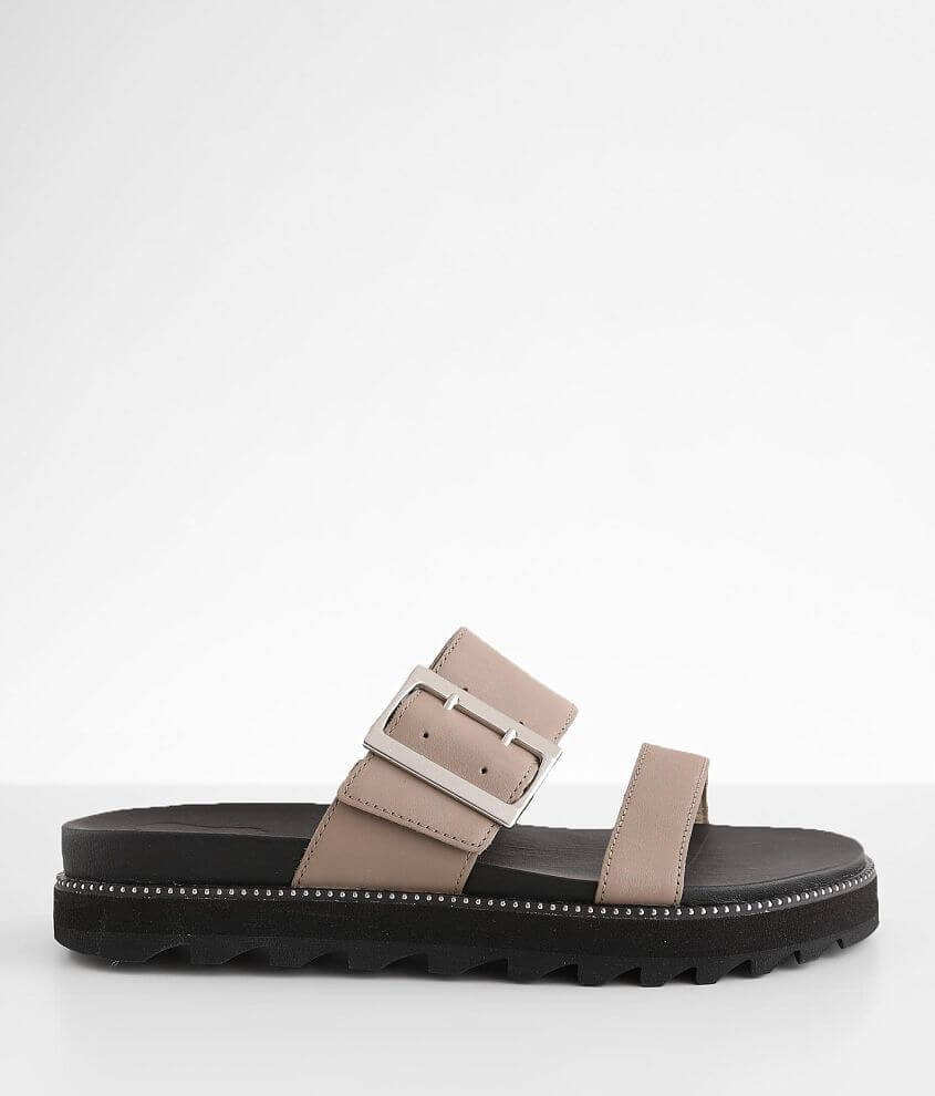 Sorel Roaming&#8482; Leather Slide Sandal front view