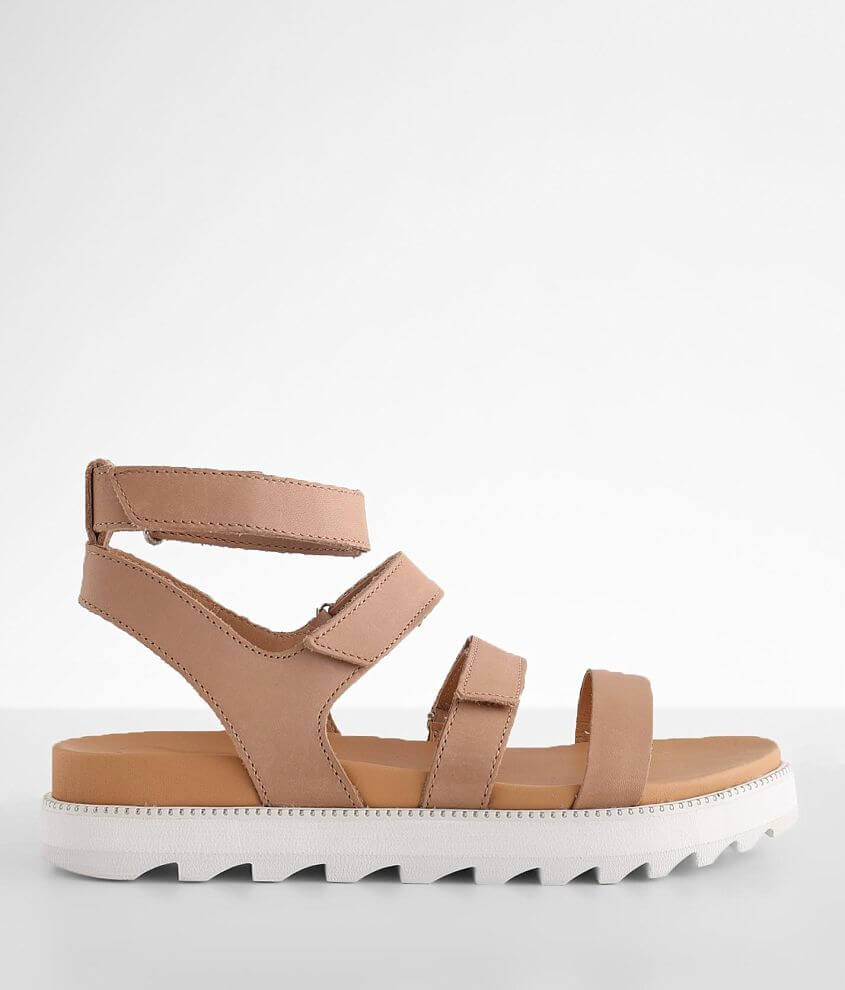 Sorel Roaming&#8482; Flatform Leather Sandal front view
