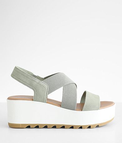 Sorel Cameron™ Flatform Slingback Leather Sandal front view