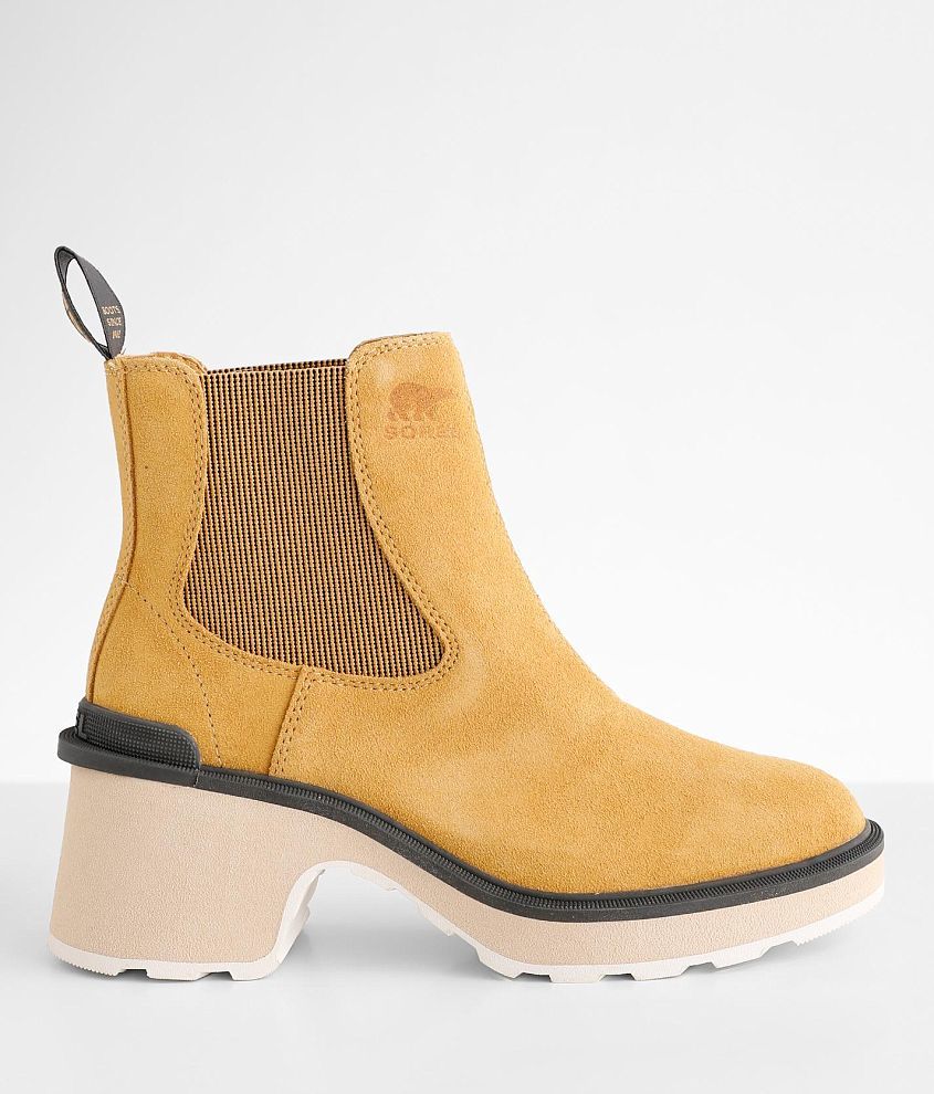 Sorel Hi-Line™ Chelsea Leather Boot - Women's Shoes in Geo Yellow