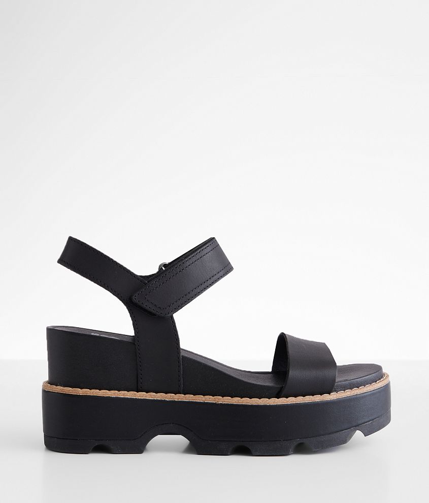 Sorel Joanie IV Y Strap Wedge Leather Sandal