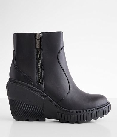 Sorel ONA™ Ave Wedge Leather Ankle Boot front view