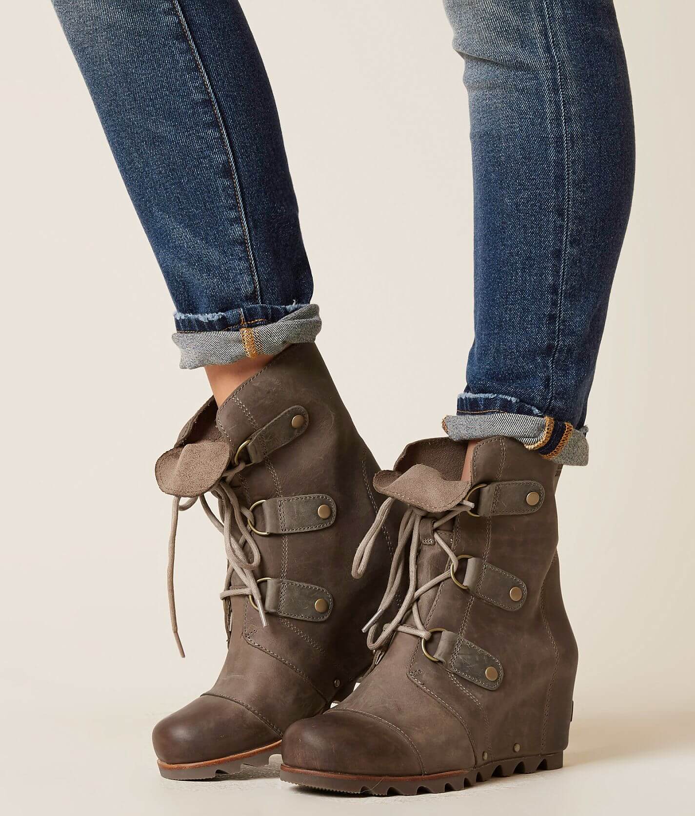 Joan of Arctic™ Leather Wedge Boot