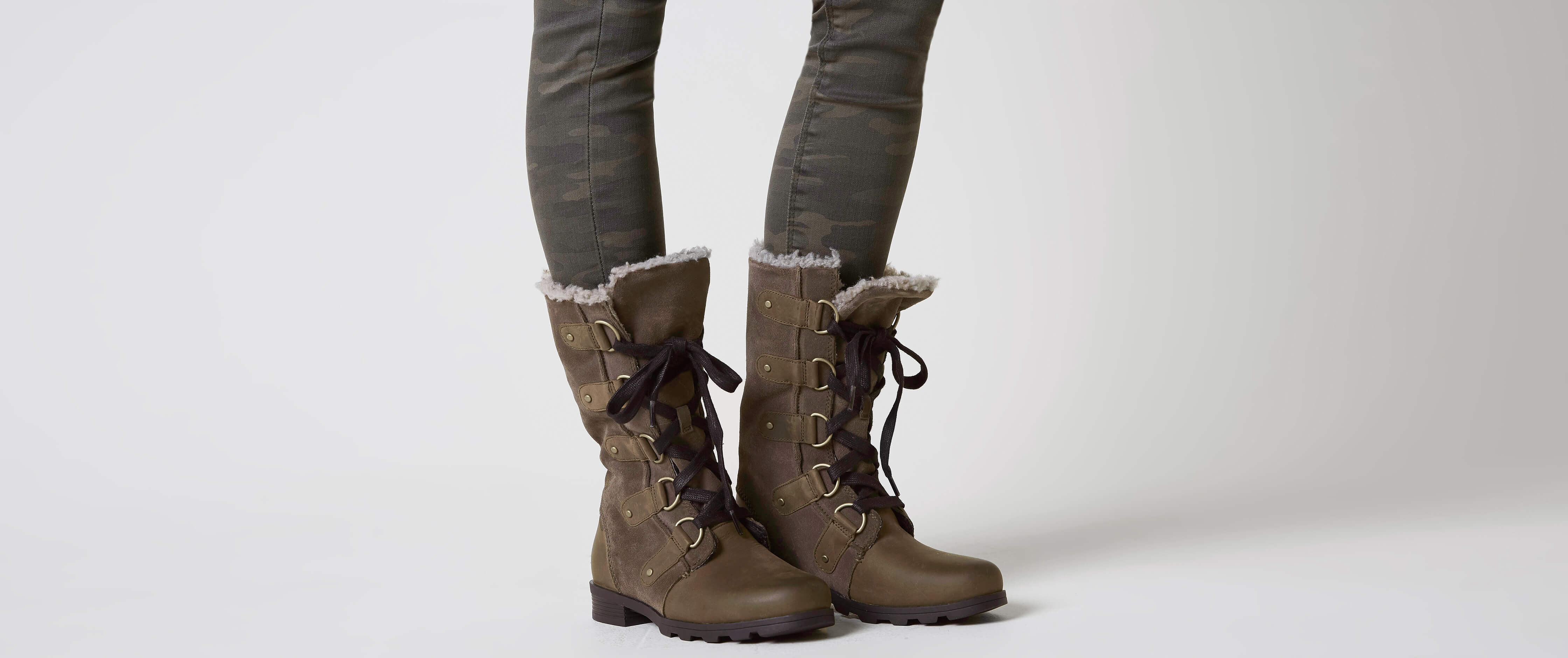 sorel emelie lace up boot