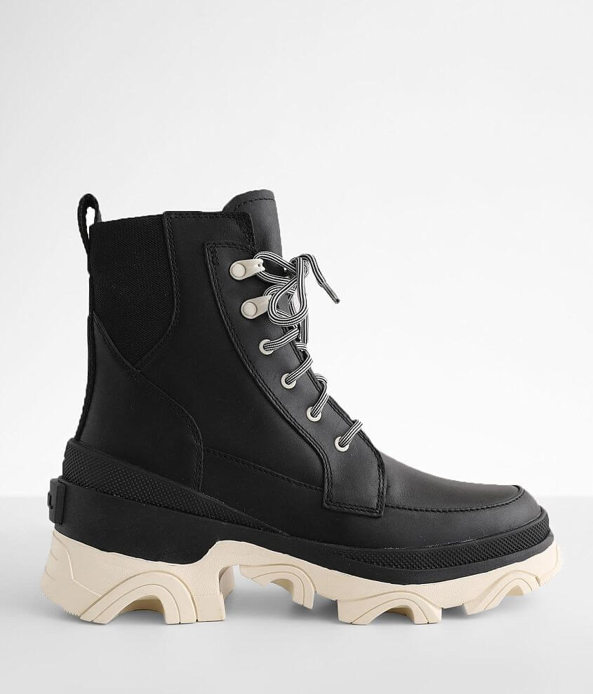 Sorel Brex™ Leather Boot - Women's Shoes in Black Chalk | Buckle