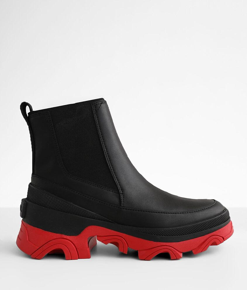 Black boots red sales sole