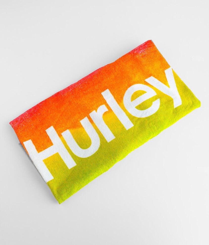 Hurley Tie Dye Gradient Beach Towel front view