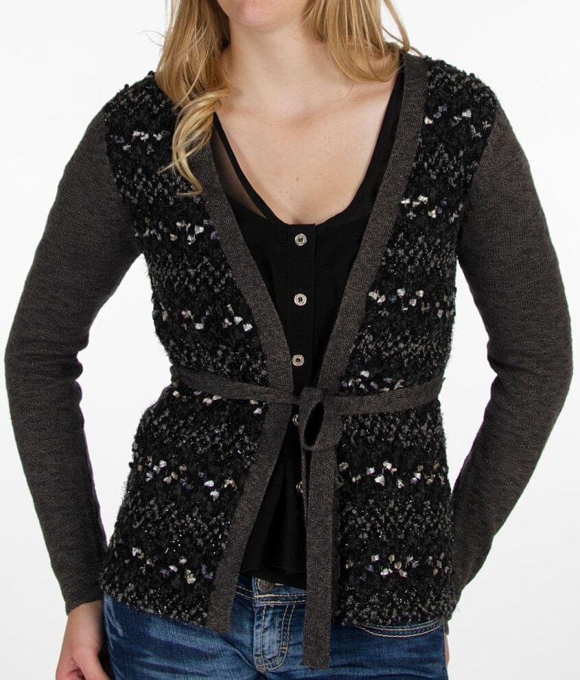 BKE Boutique Cardigan Sweater front view