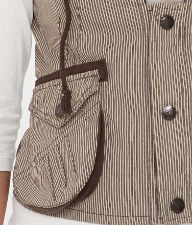 BKE Pinstripe Cropped Vest MISC_DETAIL_3